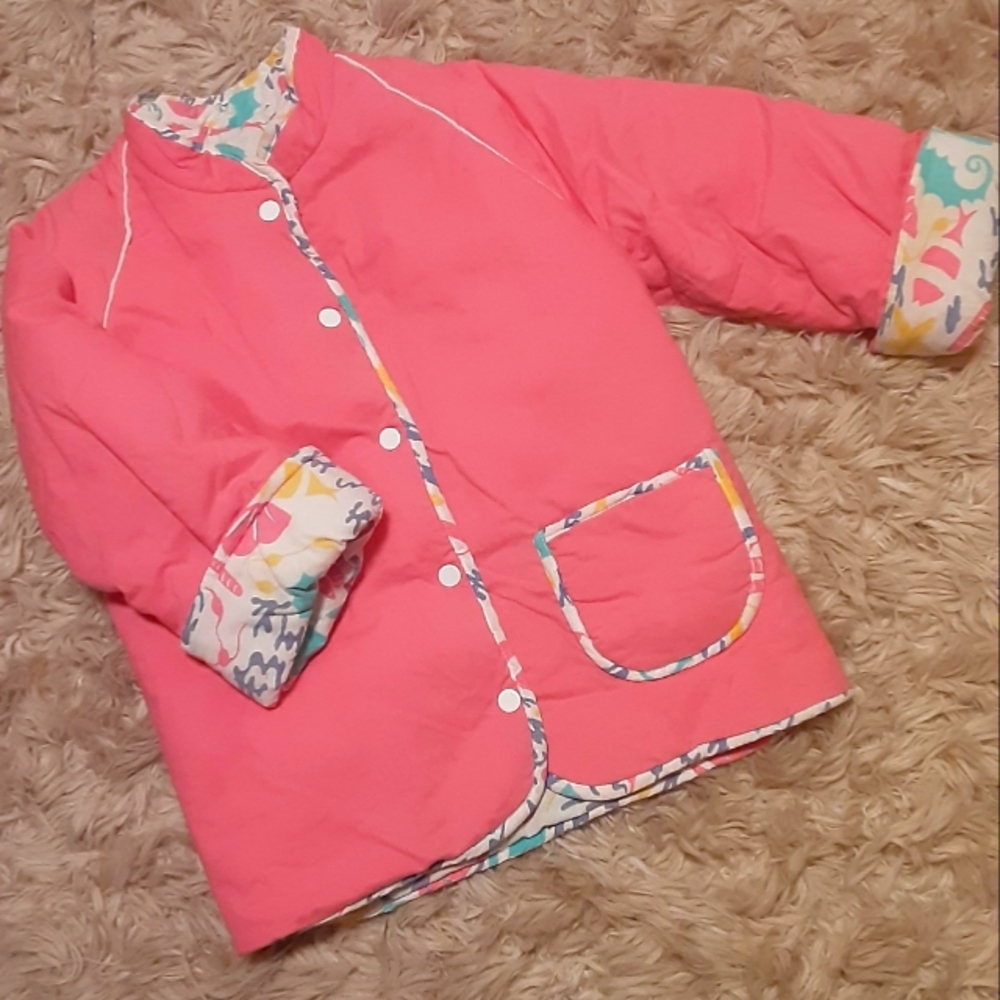 Beach Theme Reversible Jacket made in England